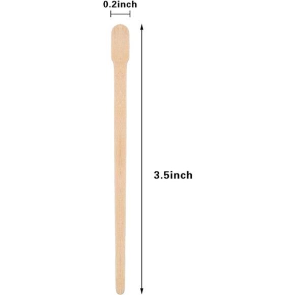 500 Pieces🦋🌈🍓 Brow Wax Sticks Small Wax Spatulas Applicator🎀 - Picture 2 of 7